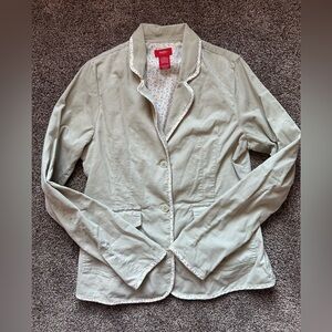 Cream corduroy blazer